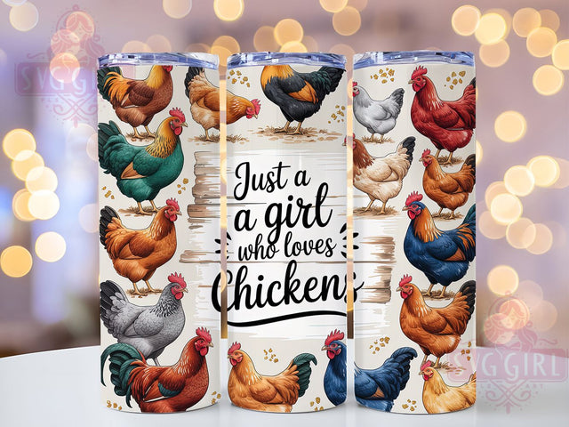 Rustic Farm Life Chicken Tumbler, Farm Life Tumbler, Cute Chicken Wrap, Rustic Farm Wrap, Whimsical Chicken Wrap, Sublimation Design, Trendy Gift Idea Sublimation SvggirlplusArt 