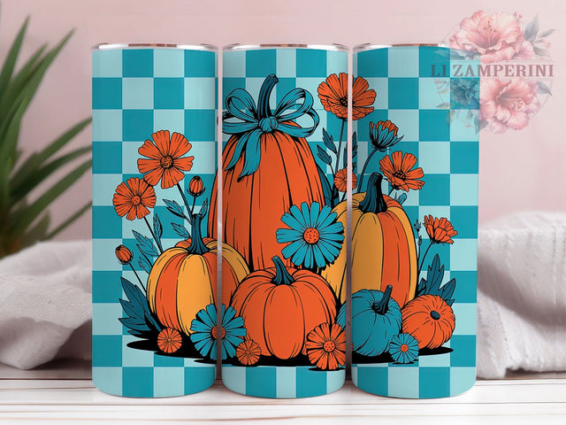 Rustic Farmhouse Pumpkin Tumbler, Fall Autumn Wrap, 20oz Sublimation, Rustic Fall Cup, Autumn Pumpkin Mug, Farmhouse Fall Tumbler, Cozy Rustic Drinkware Sublimation Li Zamperini 