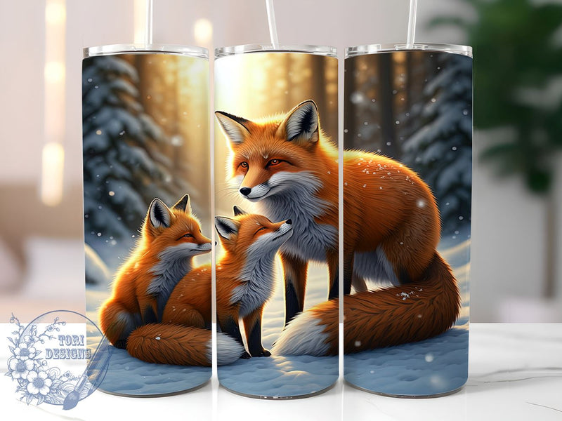 Rustic Fox Tumbler Wrap, Fox Tumbler, Wildlife Decor, Animal Lover Gift, 20oz Tumbler Wrap, Sublimation Design, Nature Drinkware, Rustic Fox Art Sublimation ToriDesigns 