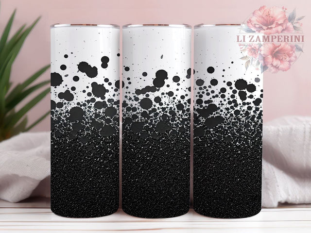 Rustic Glitter Cowhide Tumbler Wrap, 20oz Sublimation Wrap, Western Style Tumbler, Black And White Cow Print, License Plate Tumbler, Rustic Glitter Wrap Sublimation Li Zamperini 