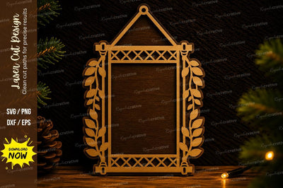 Rustic Hanging Frame Laser Cut SVG Design SVG Regulrcrative 