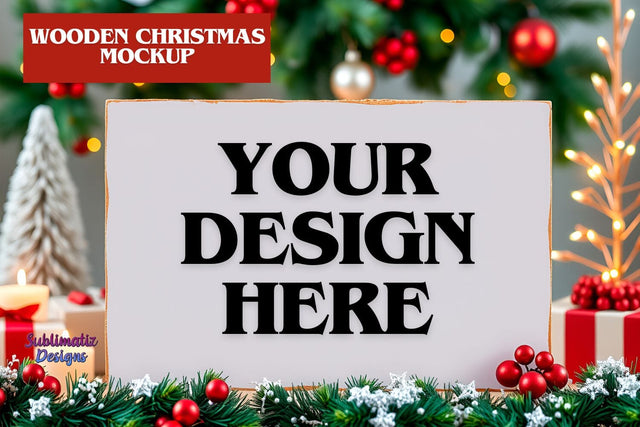 Rustic Holiday Mockup Design Mock Up Photo Sublimatiz Designs 