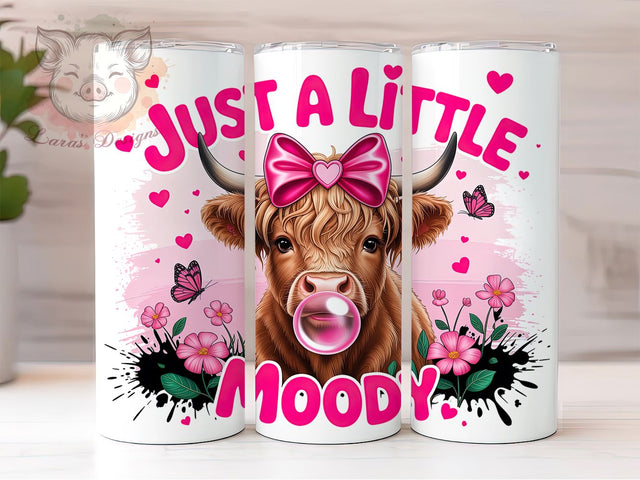 Rustic Moody Highland Cow Tumbler, Highland Cow Tumbler, Rustic Cow Wrap, Whimsical Cow Wrap, Country Farm Animal Wrap, Sublimation Design, Trendy Gift Idea Sublimation Lara' s Designs 