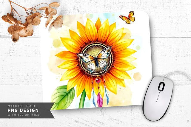 Rustic Nature Elegance Mousepad Sublimation Regulrcrative 