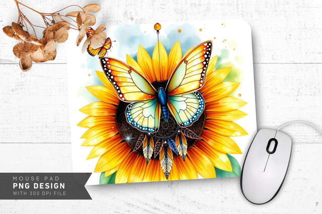 Rustic Nature Elegance Mousepad Sublimation Regulrcrative 