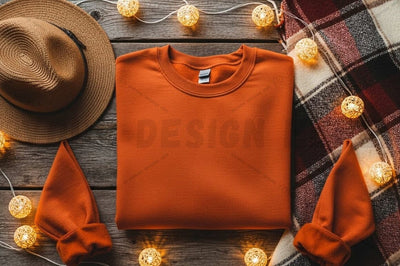 Rustic orange t-shirt mockup design Mock Up Photo Designangry 