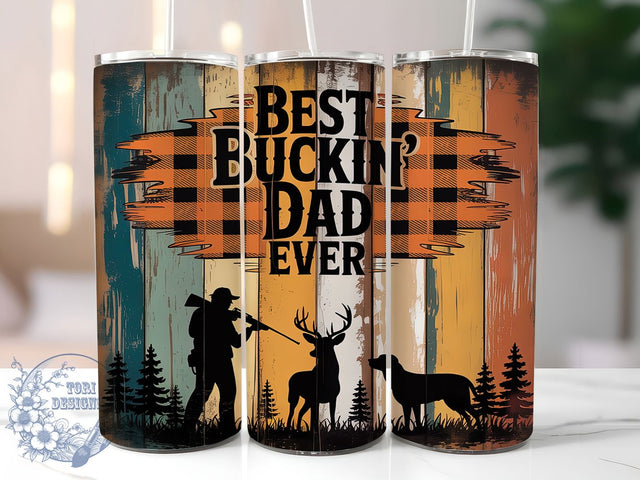 Rustic Outdoors Best Dad Tumbler, Funny Dad PNG, Hunting Dad Tumbler, Buck Deer Tumbler Wrap, 20oz Tumbler Sublimation, Rustic Dad Gift, Fathers Day Tumbler Sublimation ToriDesigns 