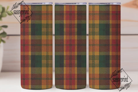 Rustic Plaid Distressed Tumbler Wrap PNG Sublimation sassyprint 