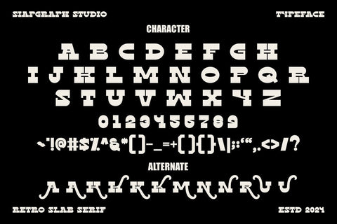 Rustic Ranger - Retro Slab Font Font Masyafi Studio 