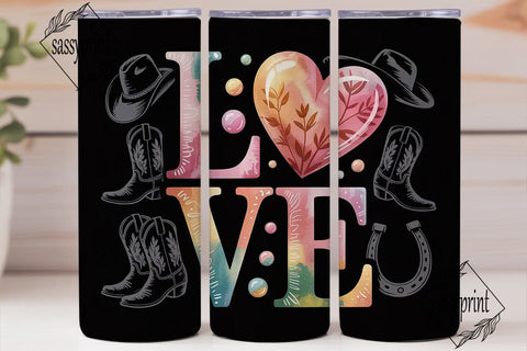 Rustic Romance 20oz Tumbler Wrap Sublimation sassyprint 