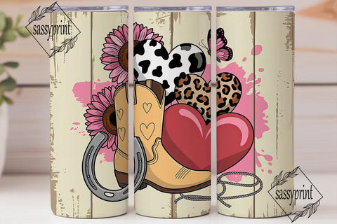 Rustic Romance 20oz Tumbler Wrap Sublimation sassyprint 
