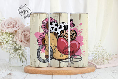 Rustic Romance 20oz Tumbler Wrap Sublimation sassyprint 
