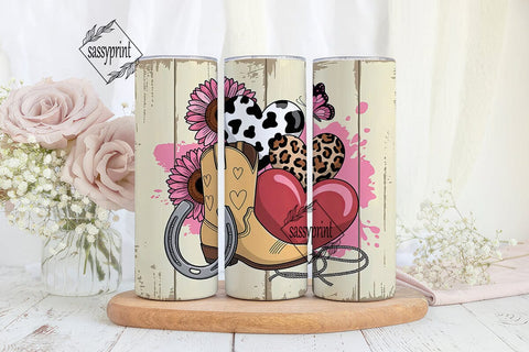 Rustic Romance 20oz Tumbler Wrap Sublimation sassyprint 