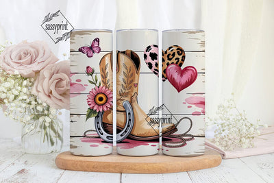 Rustic Romance 20oz Tumbler Wrap Sublimation sassyprint 