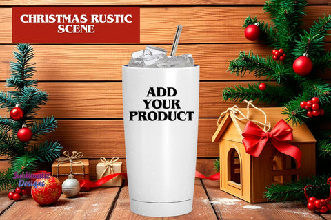 Rustic Seasonal Scene Background Mock Up Photo Sublimatiz Designs 