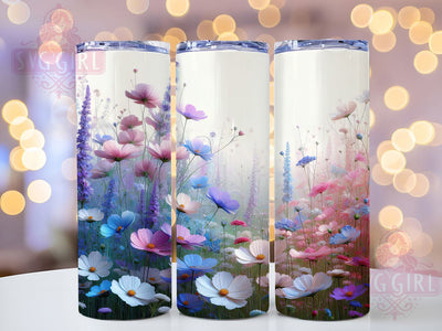 Rustic Spring Wildflower Tumbler, Spring Flowers Tumbler, Rustic Wildflower Wrap, Elegant Spring Wrap, Colorful Flower Wrap, Sublimation Design, Trendy Gift Idea Sublimation SvggirlplusArt 