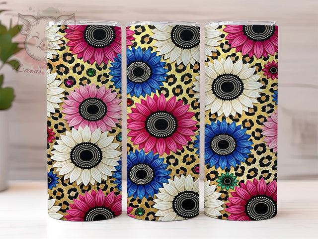 Rustic Sunflower 20oz Tumbler Wrap, Western Floral, Country Style, Farmhouse Inspiration, Rustic Charm, 20oz Tumbler Wrap, Sublimation PNG Sublimation Lara' s Designs 