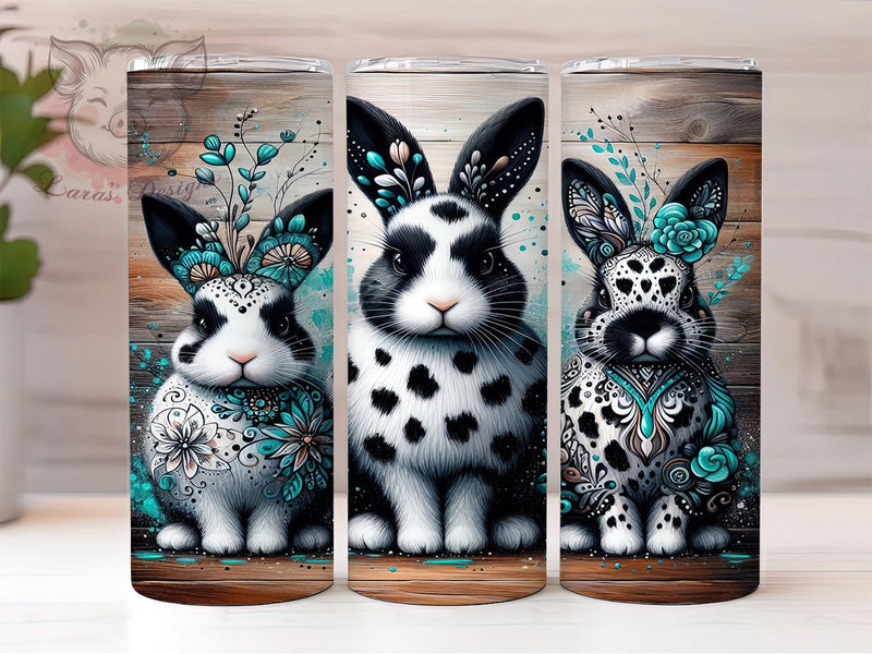 Rustic Vintage Easter Bunny Tumbler, Easter Bunny Tumbler, Farmhouse Bunny Wrap, Vintage Bunny Wrap, Cute Bunny Wrap, Sublimation Design, Trendy Gift Idea Sublimation Lara' s Designs 
