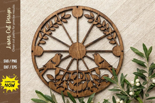 Rustic Wagon Wheel Laser Cut, wagon wheel svg, rustic wheel svg, farm svg SVG Regulrcrative 