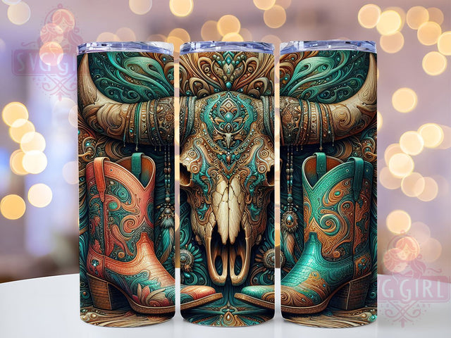 Rustic Western Country Girl Tumbler, Rustic Tumbler, Stylish 20oz Wrap, Sublimation Design, Country Girl Gift Idea, Cowgirl Wrap, Southwestern Tumbler Sublimation SvggirlplusArt 