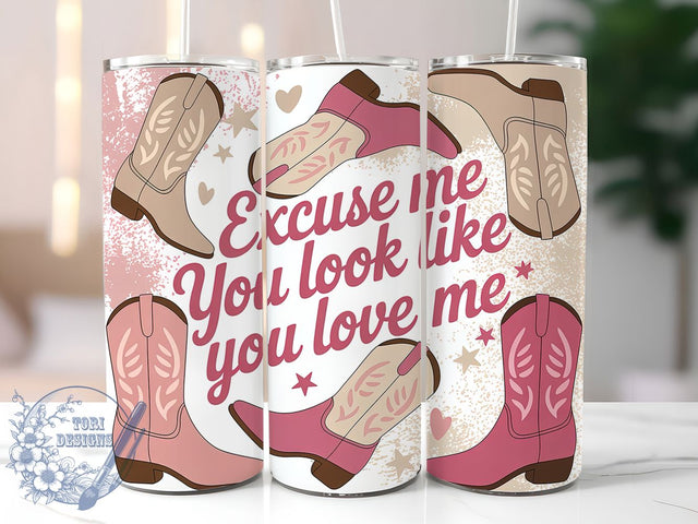 Rustic Western Cowgirl Boots Tumbler, Country Love Cup, 20Oz Sublimation Wrap, Rodeo Cowgirl Drinkware, Rustic Western Tumbler, Boot Lover Mug, Southern Cowgirl Gift Sublimation ToriDesigns 