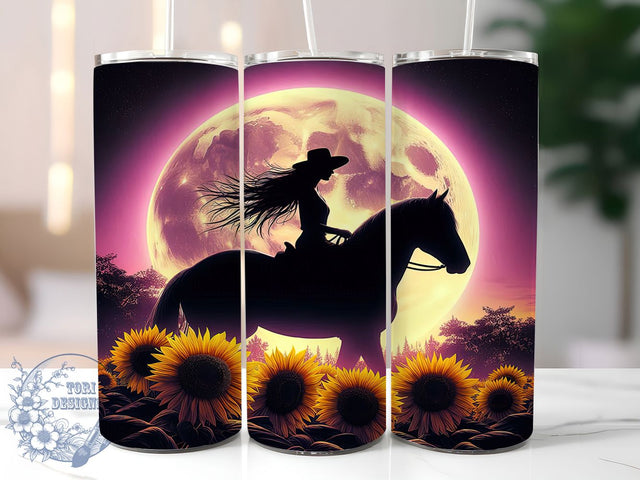 Rustic Western Cowgirl Tumbler, Western Rodeo Pattern, Rustic Cowgirl Design, 20Oz Sublimation Wrap, Country Horse Art, Wild West Texture, Tumbler Sublimation Sublimation ToriDesigns 