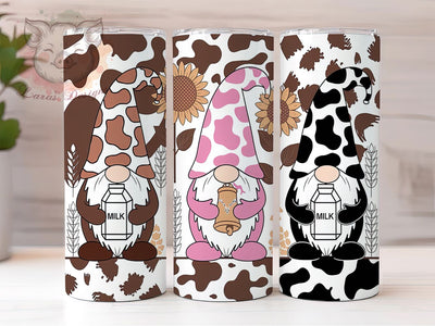Rustic Western Heifer Gnome Tumbler Wrap, Heifer Gnome Tumbler, Farm Animal Tumbler, 20oz Sublimation Tumbler, Country Gnome Tumbler, Rustic Cow Tumbler, Cute Gnome Tumbler Design Sublimation Lara' s Designs 
