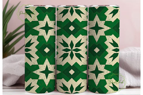 Rustic Winter Starburst 20oz Tumbler Sublimation PixelChick 