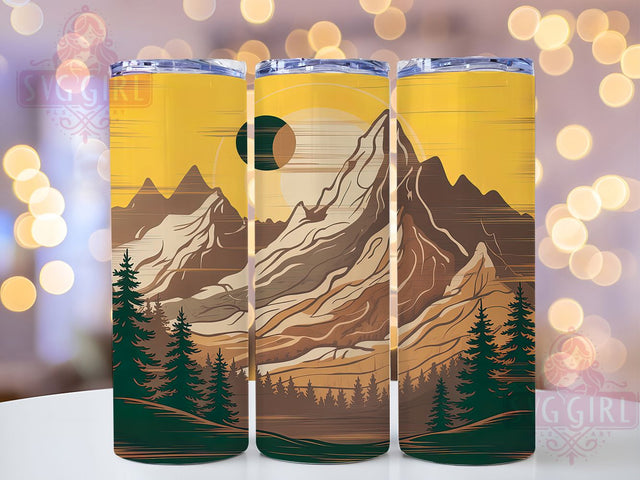 Rustic Wood Burning Forest Tumbler, Rustic Forest Pattern, Masculine Outdoor Design, 20Oz Sublimation Wrap, Rugged Forest Art, Rustic Texture For Him, Tumbler Sublimation Sublimation SvggirlplusArt 
