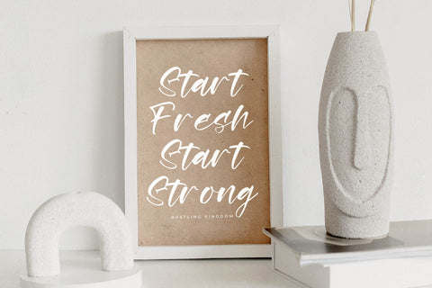 Rustling Kingdom - Modern Script Font Font Letterena Studios 