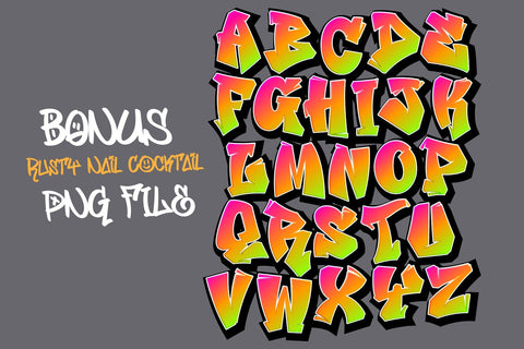 Rusty Nail Cocktail Font BB Digital Arts 