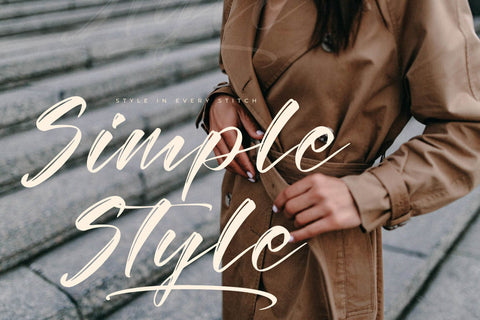 Ruthlles Monolith - Modern Handbrush Script Font Letterena Studios 