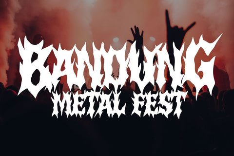 Sacred – Extreme Death/Black Metal Font Font Masyafi Studio 