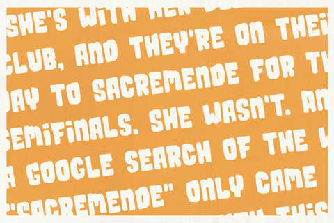 Sacremende Font Lauren Ashpole 