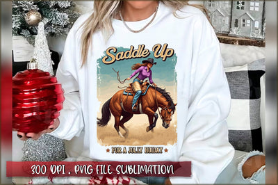 Saddle up for a jolly holiday Sublimation Sublimation Shetara Begum 