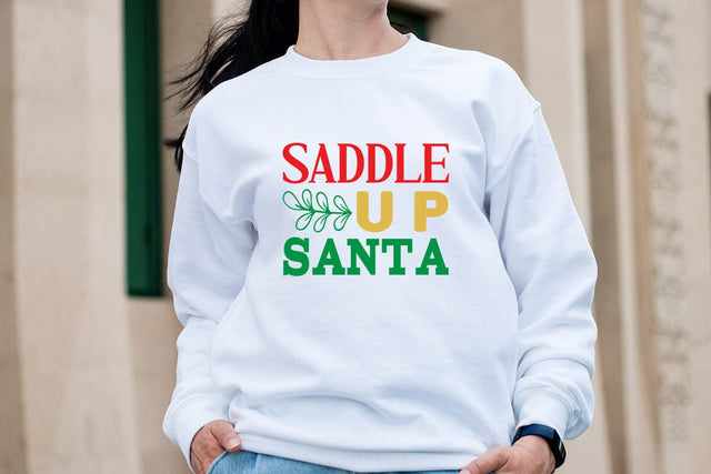 Saddle up santa SVG Angelina750 
