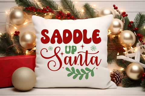 Saddle up santa SVG Design SVG Regulrcrative 