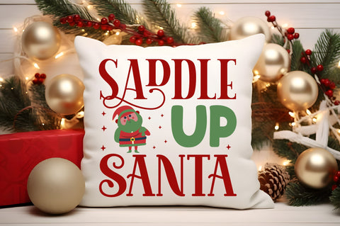 Saddle up santa SVG Design SVG Regulrcrative 