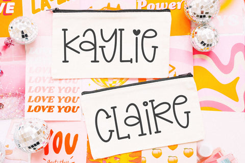 Sadie May - Cute Quirky Font Font KA Designs 