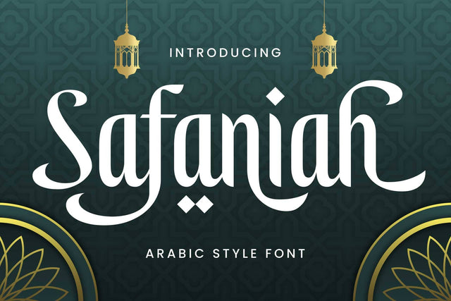 Safaniah - Arabic Style Font Arterfak Project 