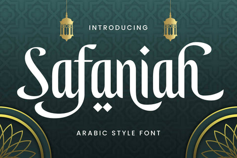 Safaniah - Arabic Style Font Arterfak Project 