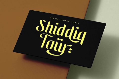 Safaniah - Arabic Style Font Arterfak Project 