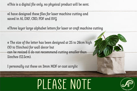 Safari animals Large E wall Letter 3 layer sign SVG APInspireddesigns 