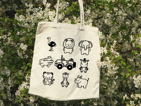 Safari Animals SVG Design Set SVG HalieKStudio 