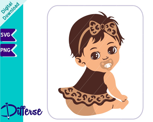 Safari Baby Girl SVG | Safari Baby Shower SVG SVG Differse 