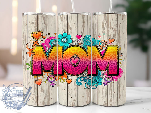 Safari Leopard Print Mom Tumbler Wrap, Leopard Print Tumbler, Animal Print Mom Tumbler, Safari Leopard Wrap, 20Oz Tumbler Wrap, Sublimation Tumbler, Leopard Mom Gift Sublimation ToriDesigns 