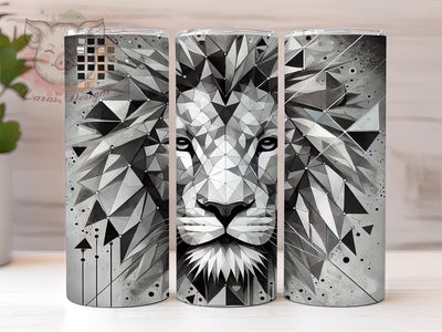 Safari Lion Face 20oz Tumbler Wrap, Sublimation Tumbler, 20oz Tumbler Wrap, Animal Face Tumbler, Cute Tumbler Design, Personalized Tumblers, Safari Tumbler Sublimation Sublimation Lara' s Designs 