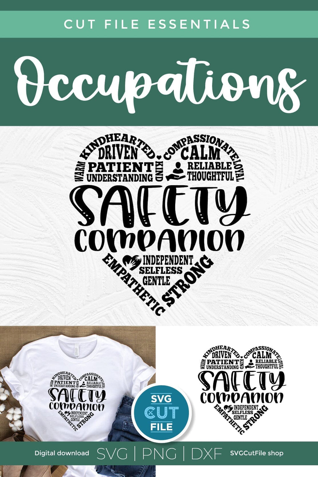 Safety Companion svg with subway art heart - So Fontsy