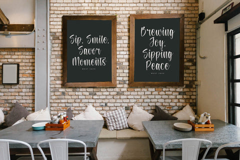 Safferty - Modern Handwritten Script Font Letterena Studios 