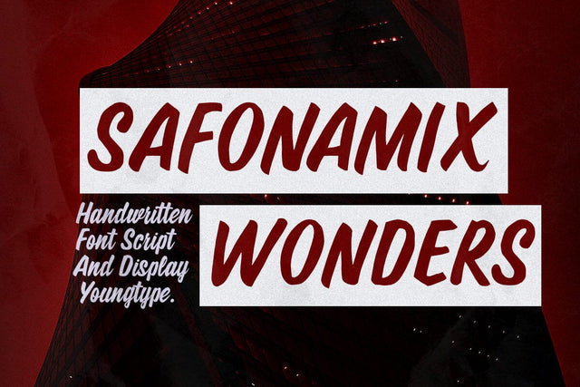 Safonamix Wonders - Font Duo Font Youngtype 